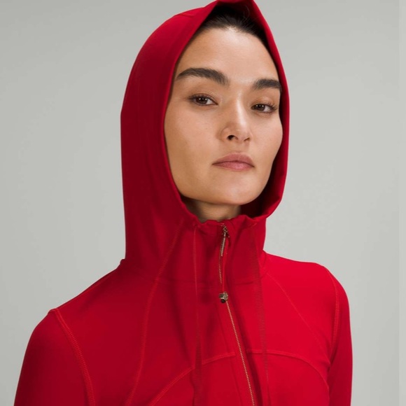 Lululemon Lunar New Year Hooded Define Jacket *Nulu Dark Red LNY Size Sz 8 - Picture 5 of 12
